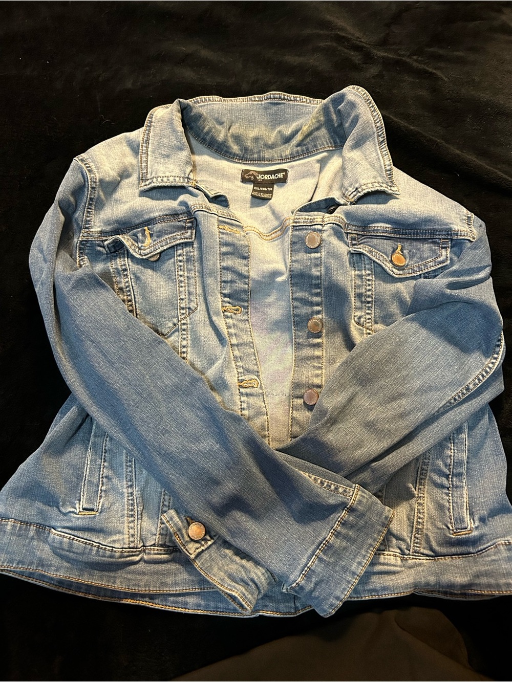 Jordache Light Blue Denim Shirt Jacket